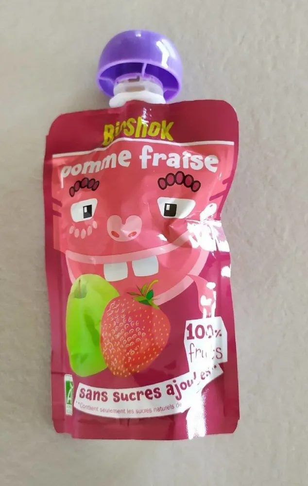 Compote pomme fraise