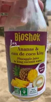 Jus ananas et eau coco