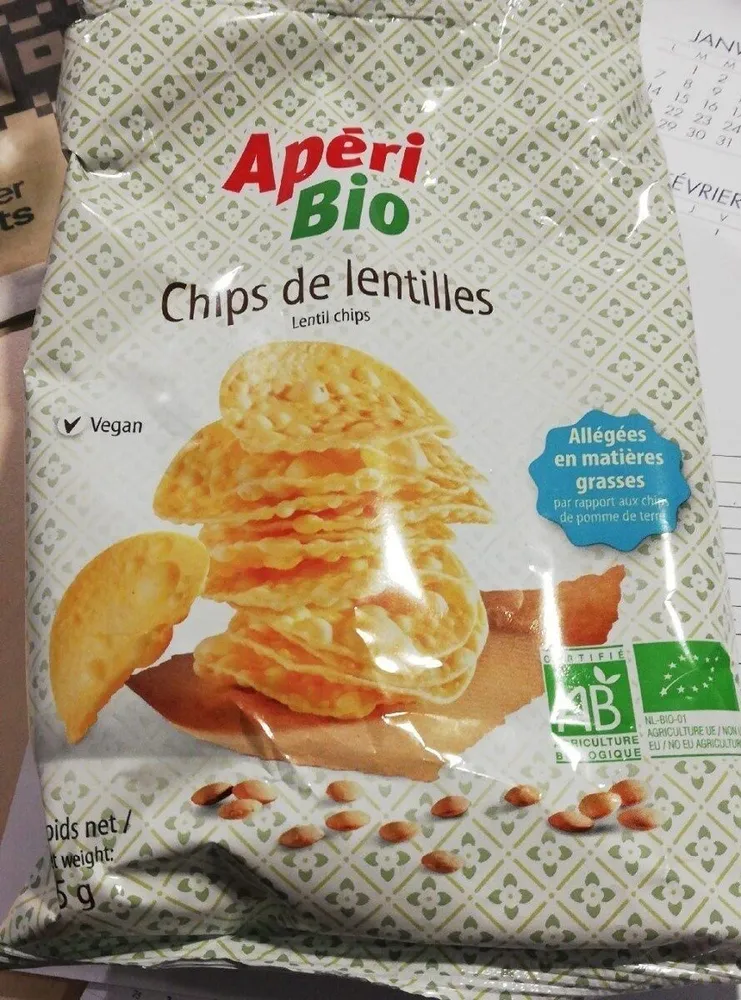 CHIPS DE LENTILLES