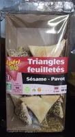 Triangles feuilletés - Sésame-Pavot
