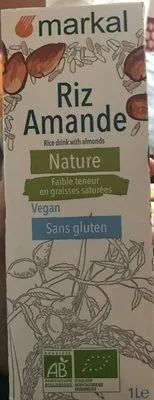 Boisson Riz amande