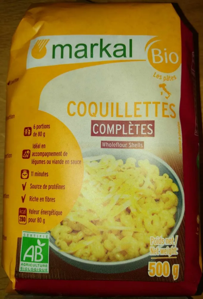 Coquillettes complètes