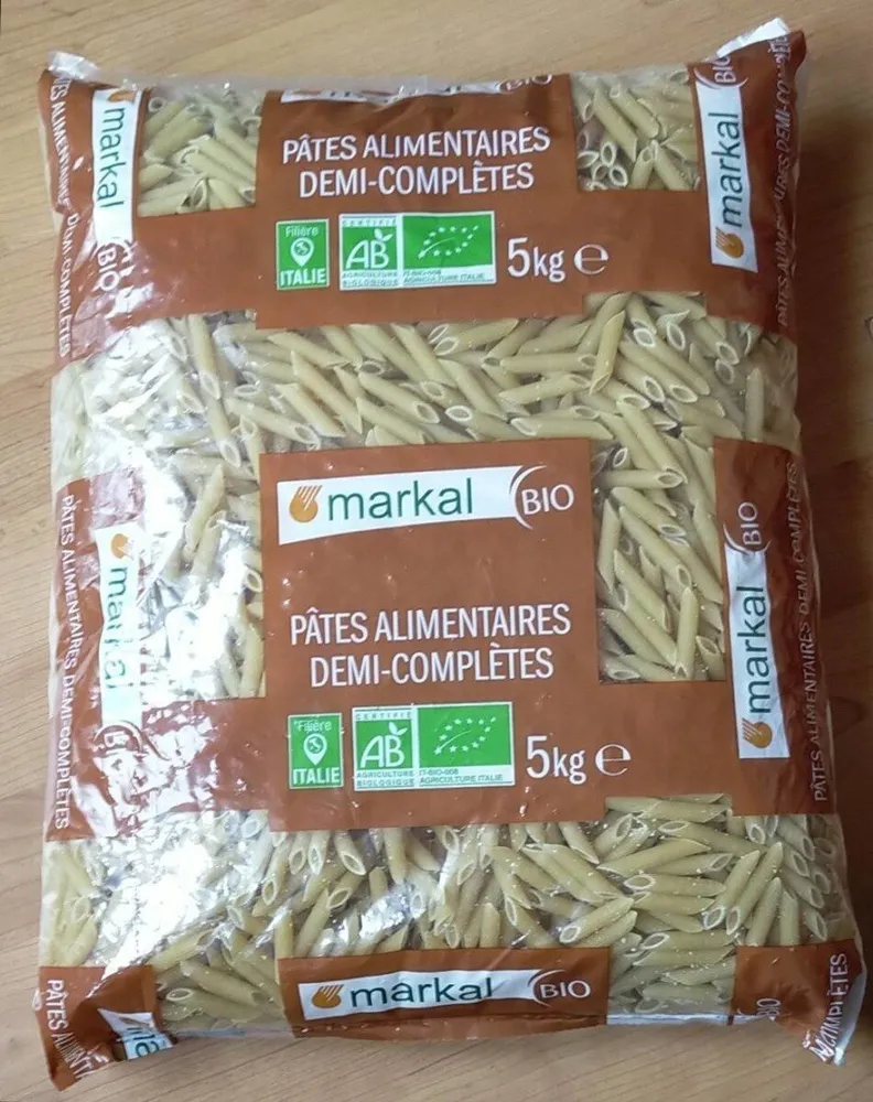 PATES ALIMENTAIRES DEMI-COMPLÈTES