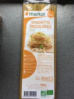 Spaghettis tricolores