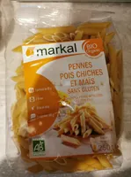 Pennes pois chiches et maïs