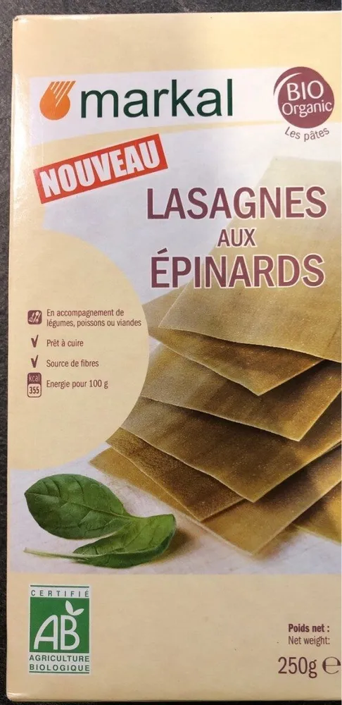 Lasagnes aux epinard