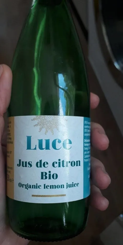 Jus de citron Bio