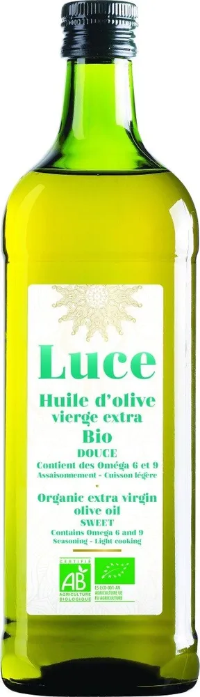 Huile olive vierge extra douce bio