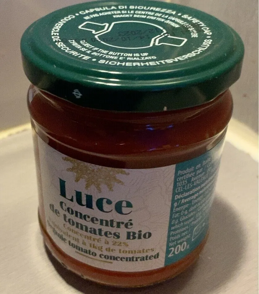 Concentré de tomates Bio