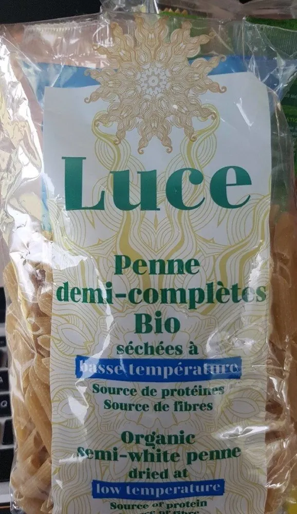 Luce Penne demi-complètes Bio