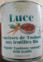 Saucisse de Toulouse aux lentilles bio
