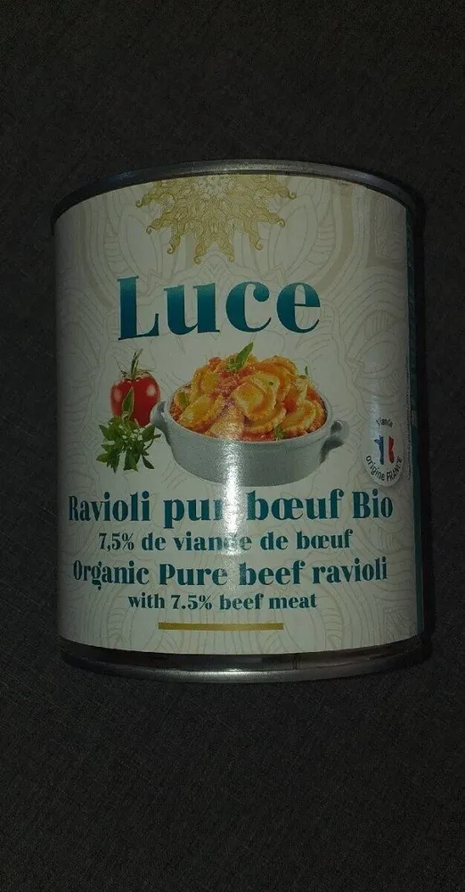 Ravioli pur bœuf Bio