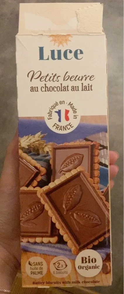 Petit beurre au chocolat au lait