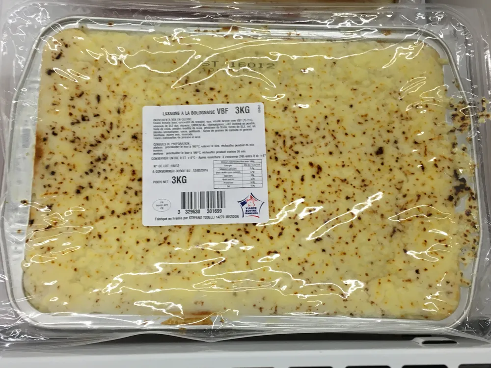 Lasagne à la bolognaise
