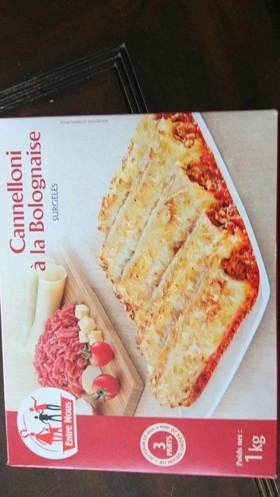 Cannelloni bolognaise