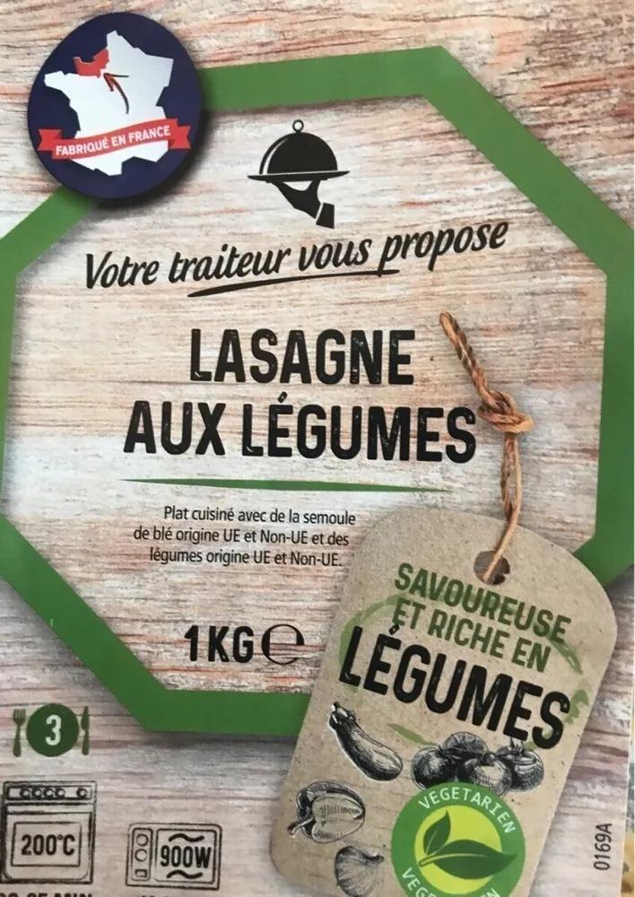Lasagne aux legumes