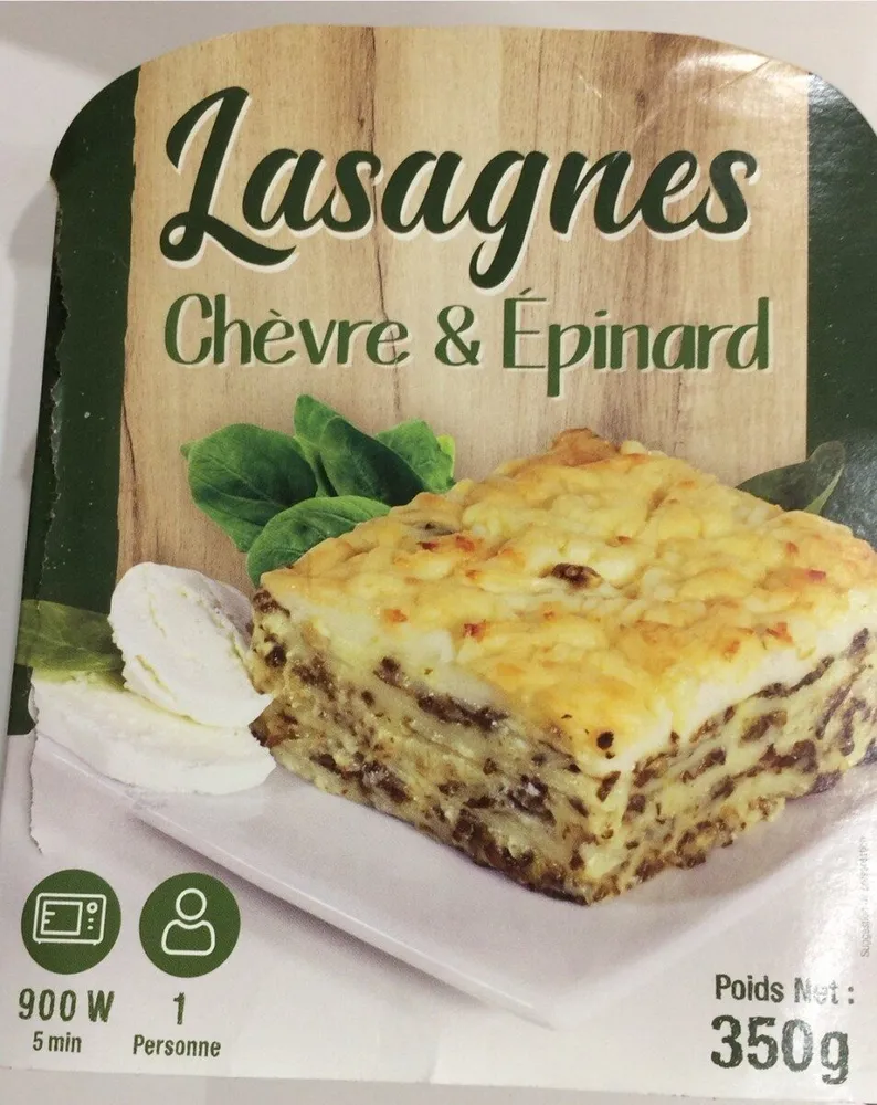 Lasagnes Chèvre & Epinard