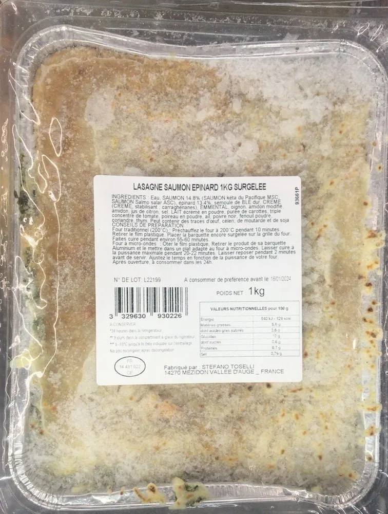 Lasagne saumon