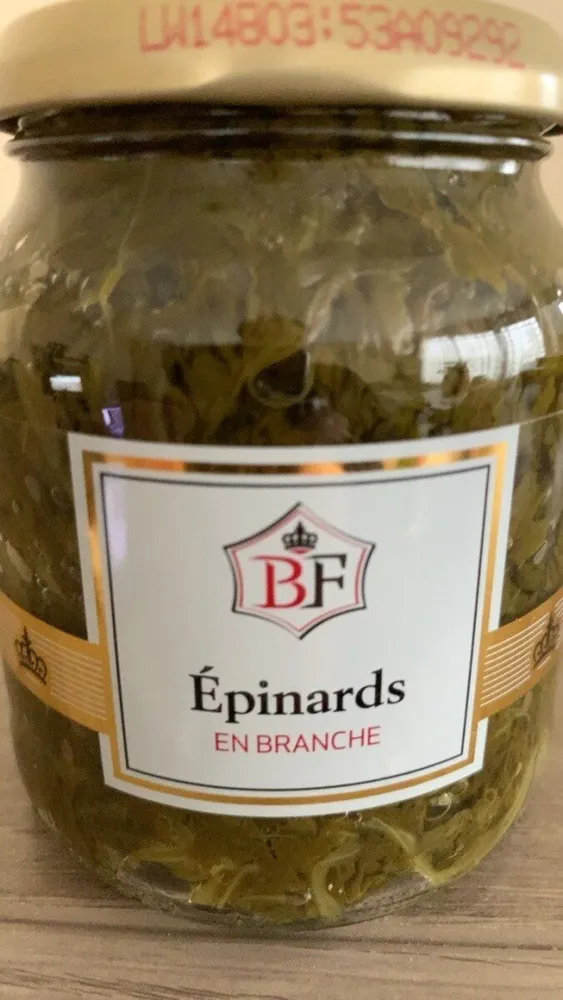 Epinards en branche