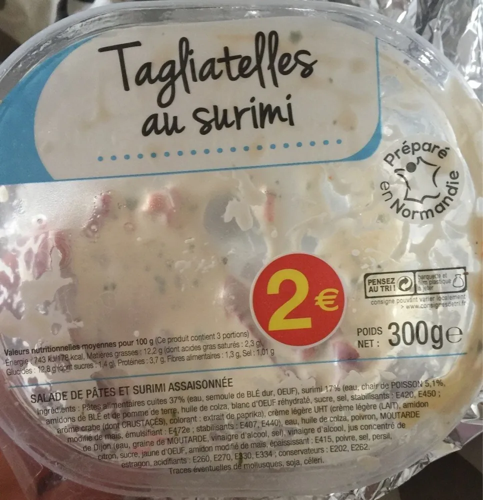 Tagliatelles au Surimi