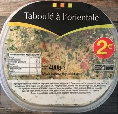 Taboulé à l'oriental