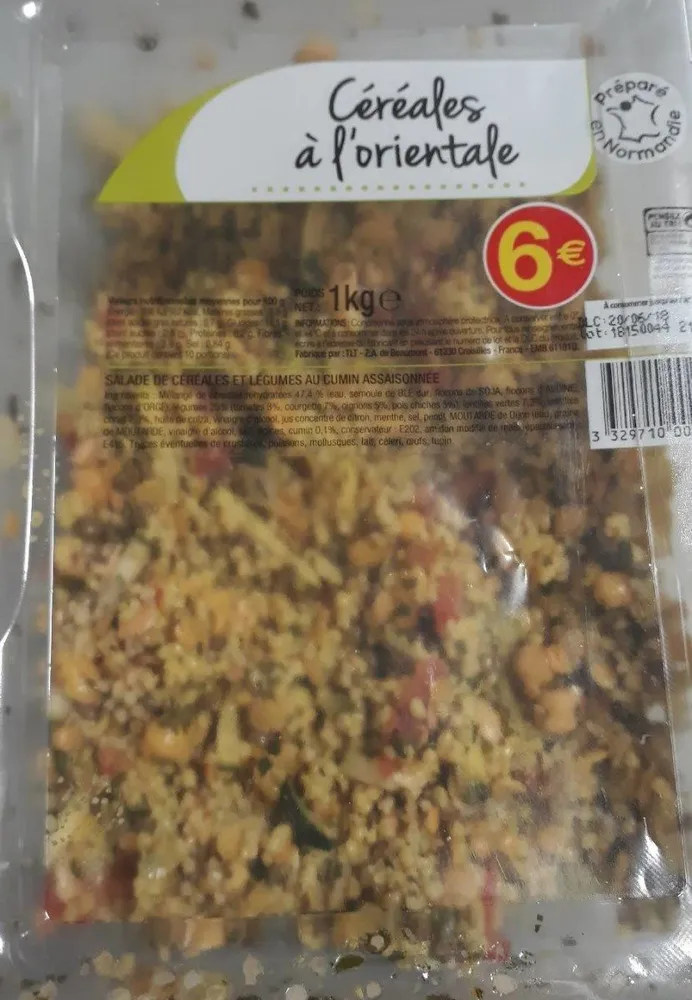 Céréales à l'orientale