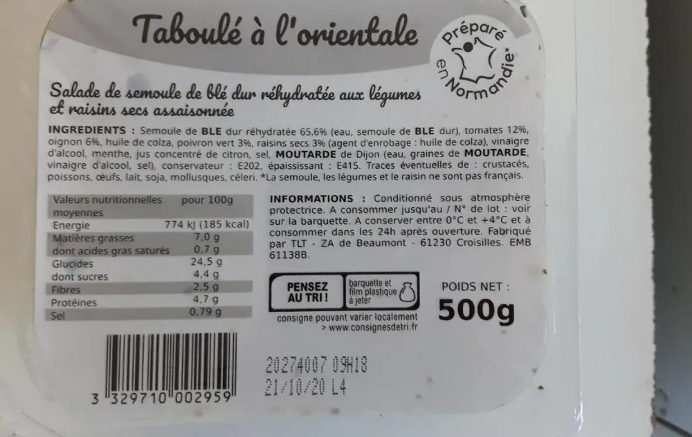 Taboulé oriental