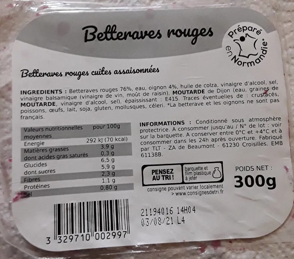 Betteraves rouges