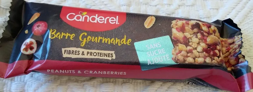 Barre gourmande Peanuts & Cranberries