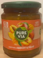 Confiture d'abricot et pêche