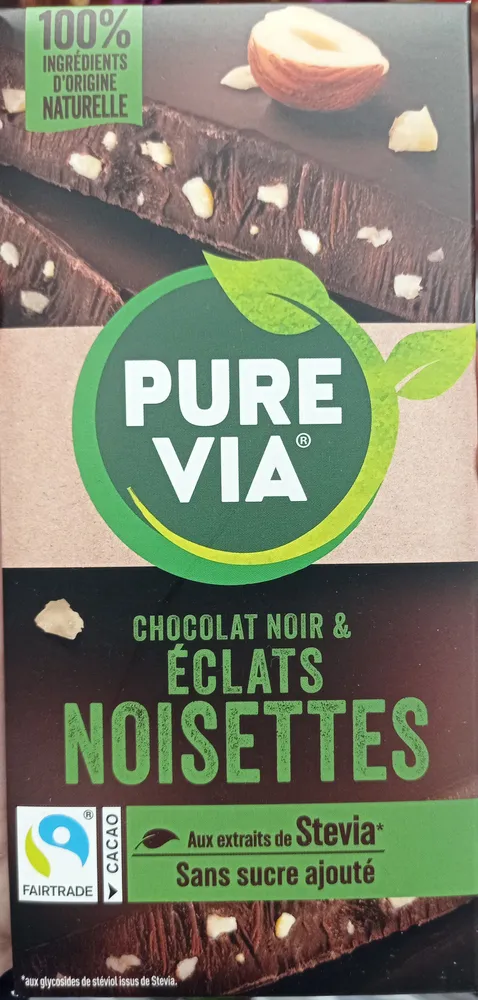 Chocolat noir & eclats noisettes