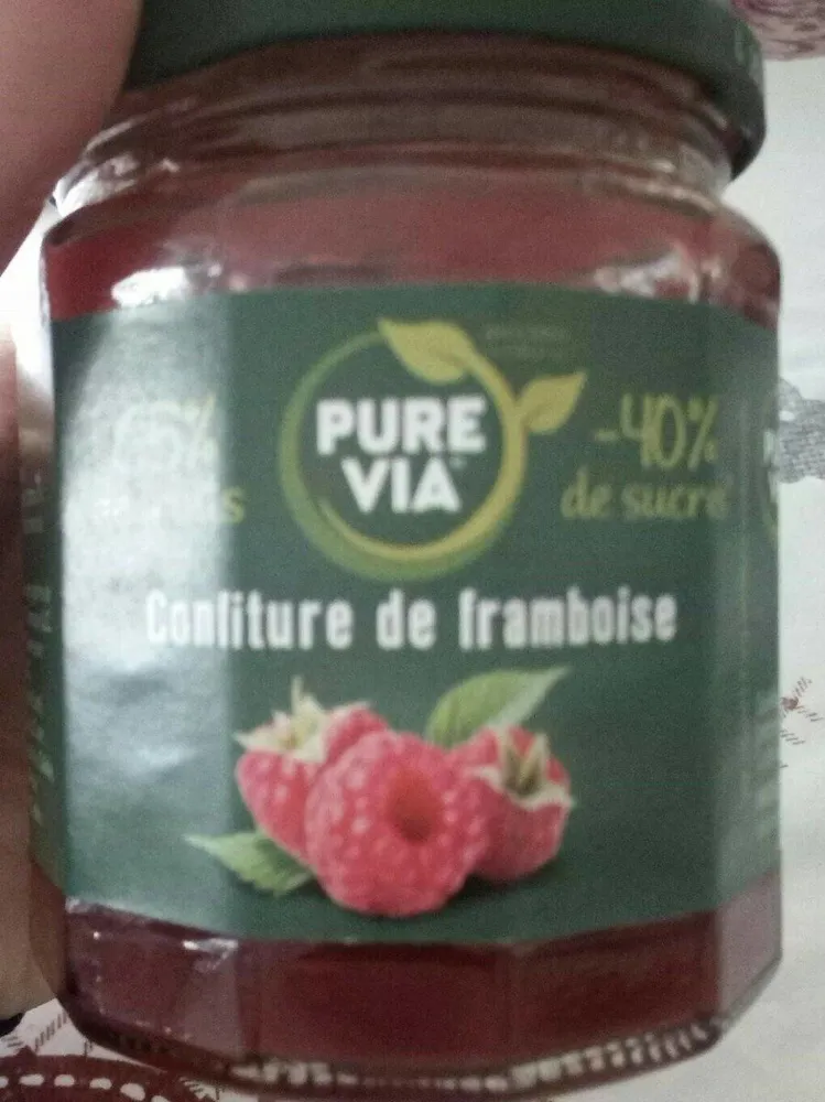 Confiture de framboise au stevia