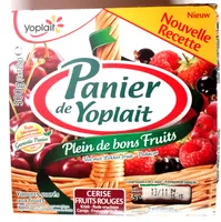 Panier de Yoplait Cerise, Fruits rouges