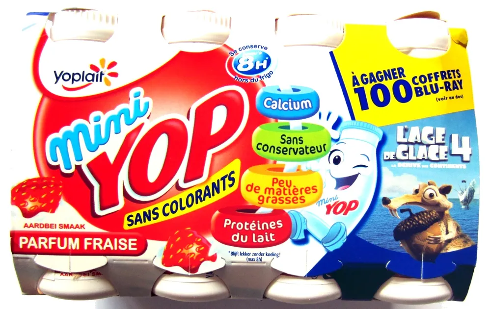 Mini Yop, Parfum Fraise