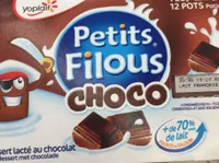 DESSERT PETITS FILOUS CHOCO 60GX12