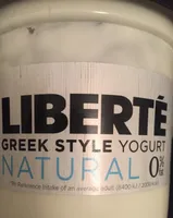 Liberte Yoghurt, Natural 0%