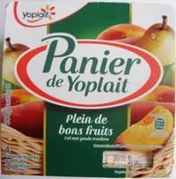 Panier de Yoplait (2 Pêche, 2 Poire) 4 Pots