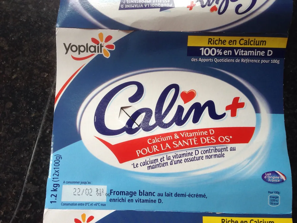 YOPLAIT CALIN + FROMAGE BLANC NATURE