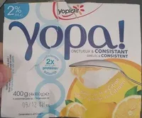 Recette au yaourt nature, sur lit de citron