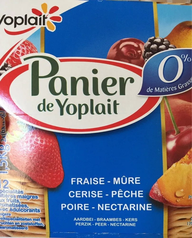 Panier de Yoplait