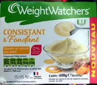 Consistant & Fondant : Recette au yaourt au miel (0 % MG) 4 pots