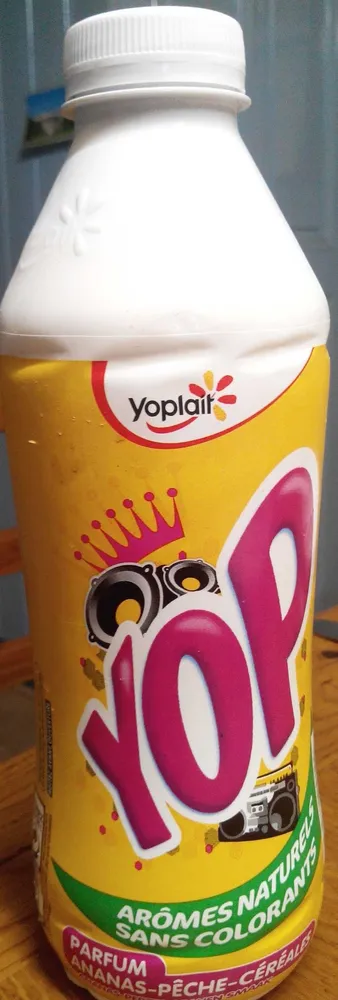 Yop Parfum Ananas, Pêche Céréales