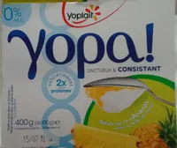Yopa ! Nature sur lit d'Ananas (0 % MG)