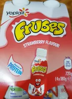 strawberry flavour drinking yoghurt