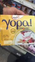 Yopa! CRAQUANT sur lit de MUESLI & fruits rouges