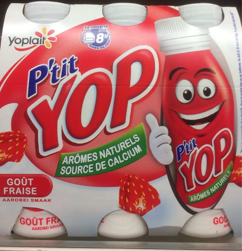 Yaourt à boire sucré aromatisé