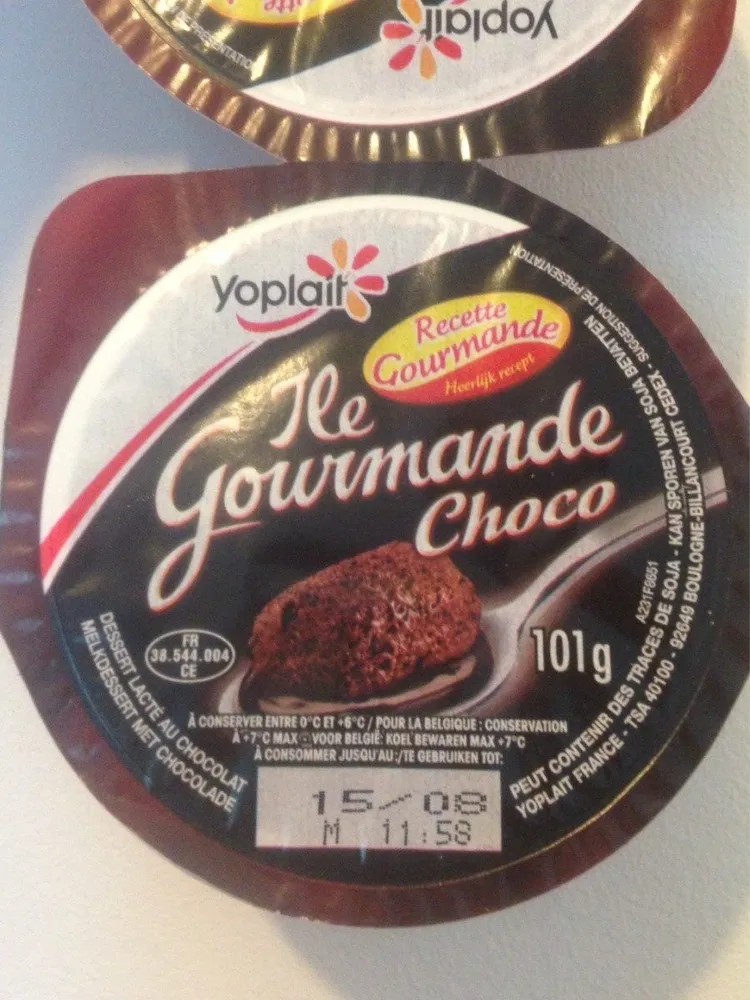 Dessert lacté au chocolat