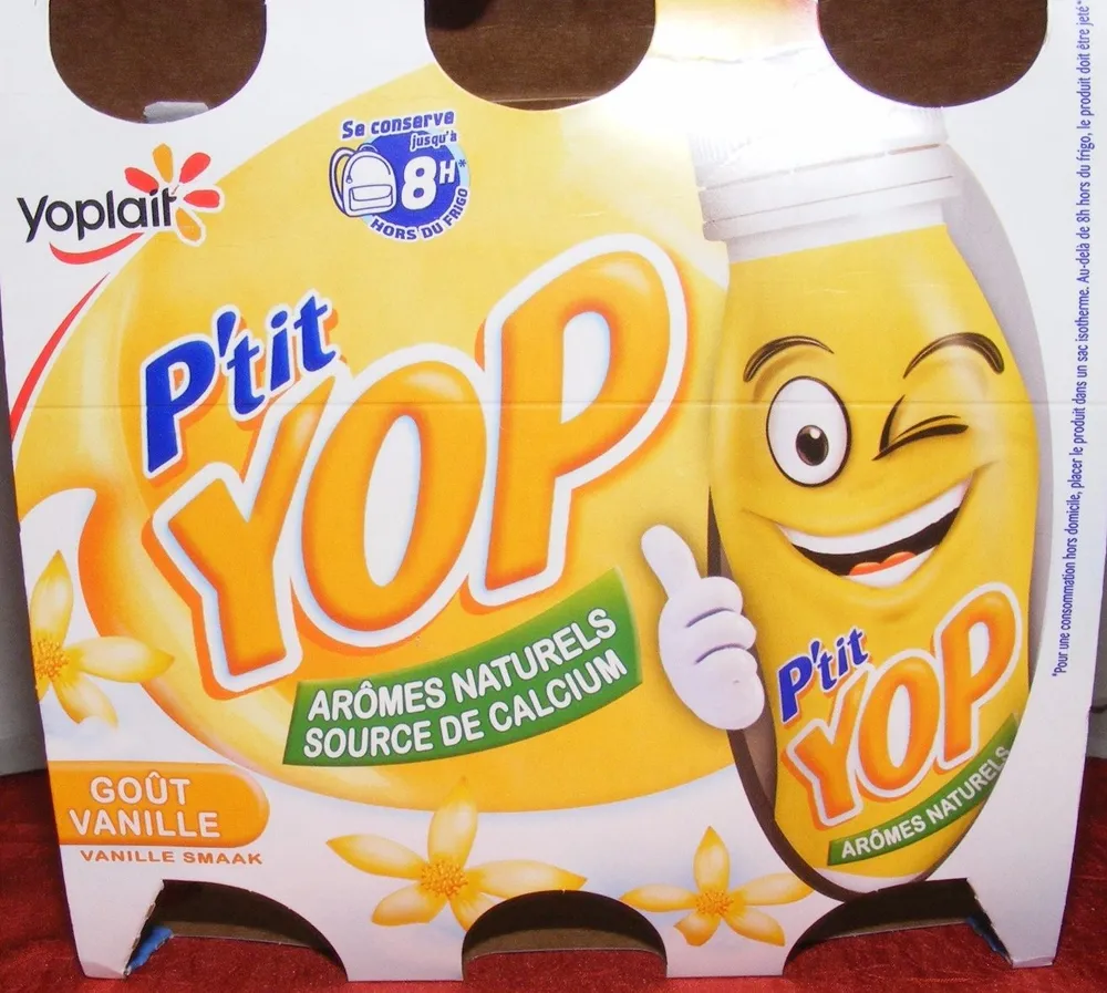 Yaourt à boire sucré aromatisé