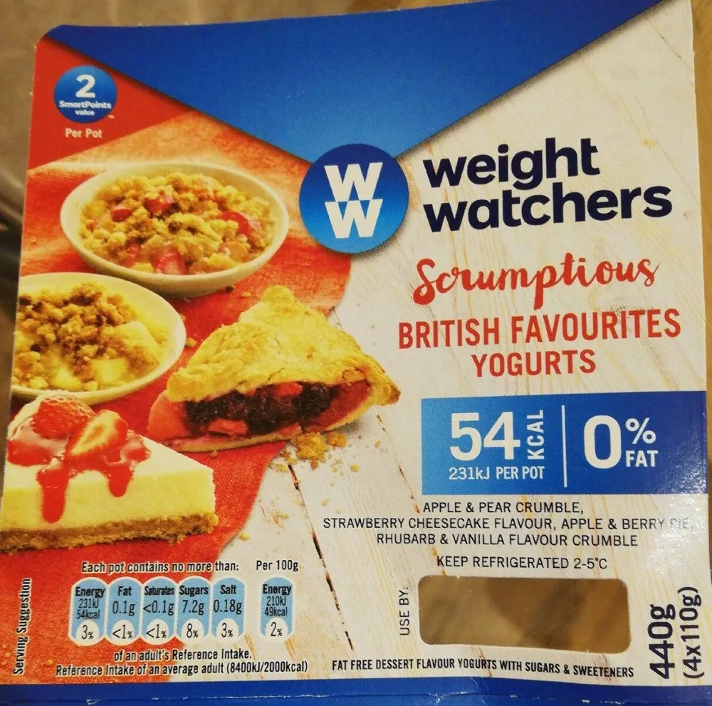 Weight Watchers British Favourites