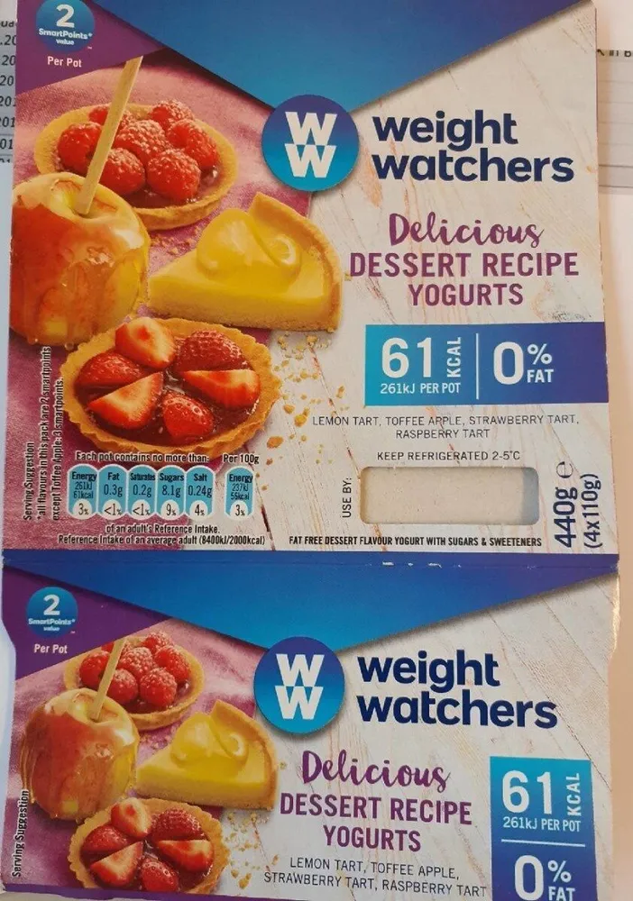 Delicious dessert recipe yogurts